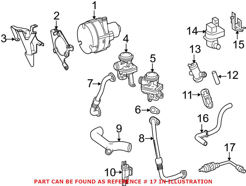 Mercedes Oxygen Sensor - Rear 0045420818