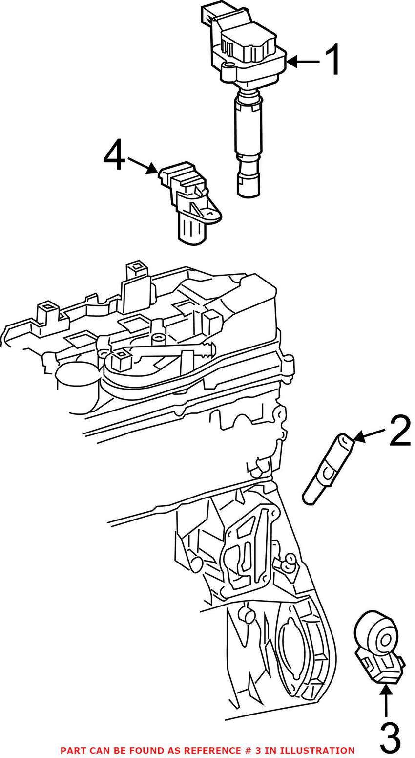 Mercedes Ignition Knock (Detonation) Sensor 0061533628