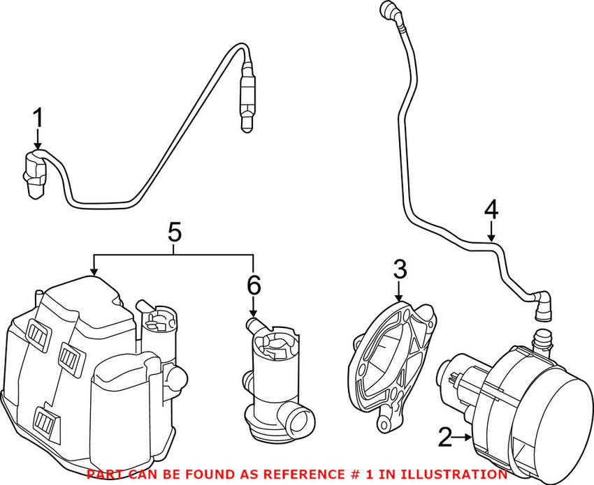 Mercedes Oxygen Sensor - Rear 0065422018