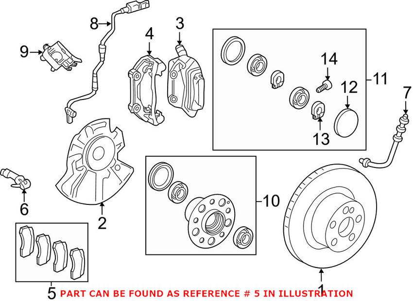 Disc Brake Pad Set - Front