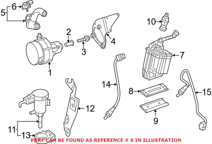 Mercedes Fuel Tank Pressure Sensor 0081530228