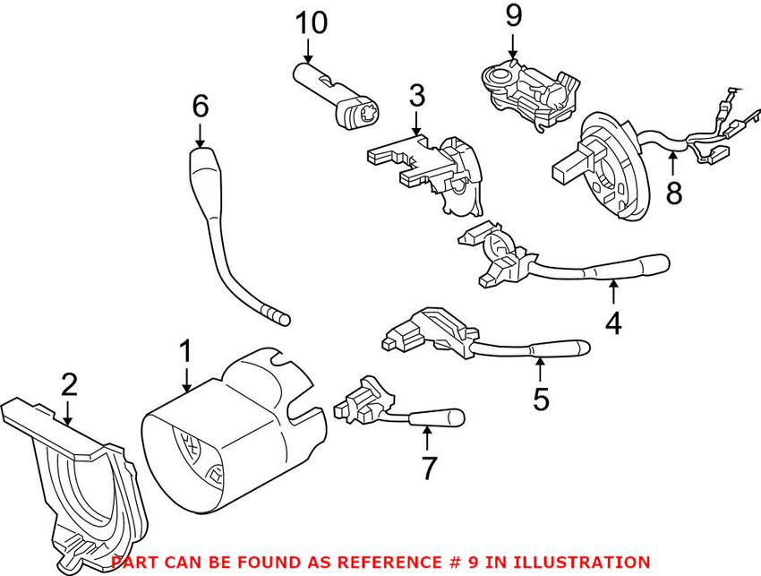 Mercedes Steering Column Lock 0375456132 - Genuine Mercedes