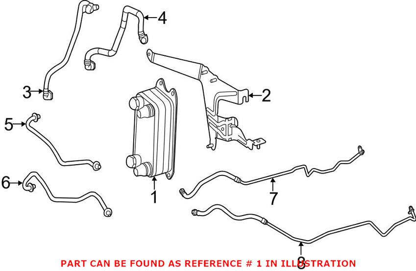 Mercedes Auto Trans Oil Cooler 0995002300