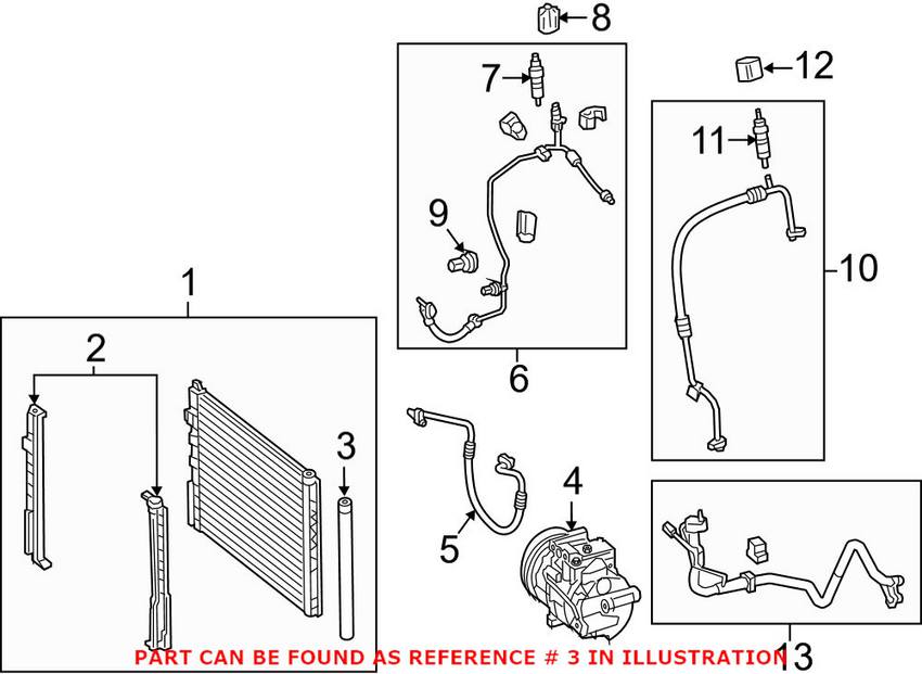 Mercedes A/C Receiver Drier 2228350200