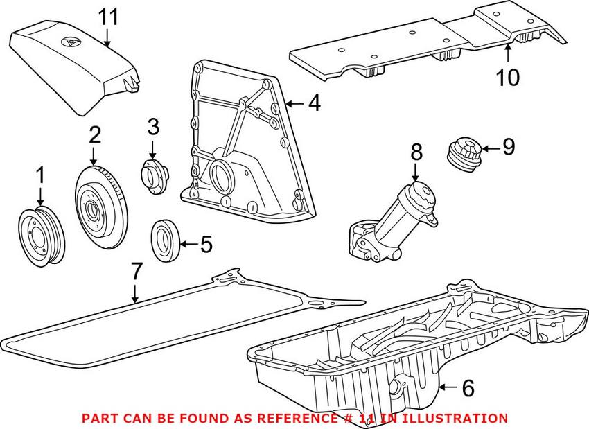 Mercedes Suppressor Housing 1041500066