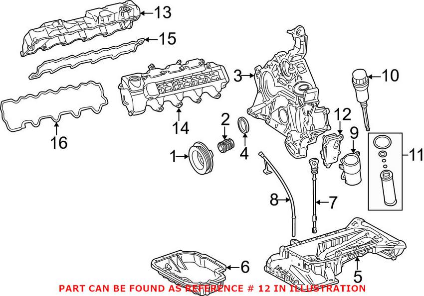 Mercedes Engine Oil Cooler 1121880401