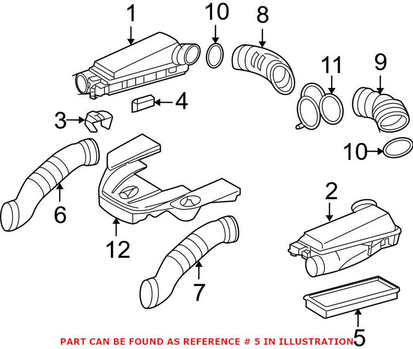 Mercedes Engine Air Filter 1130940004