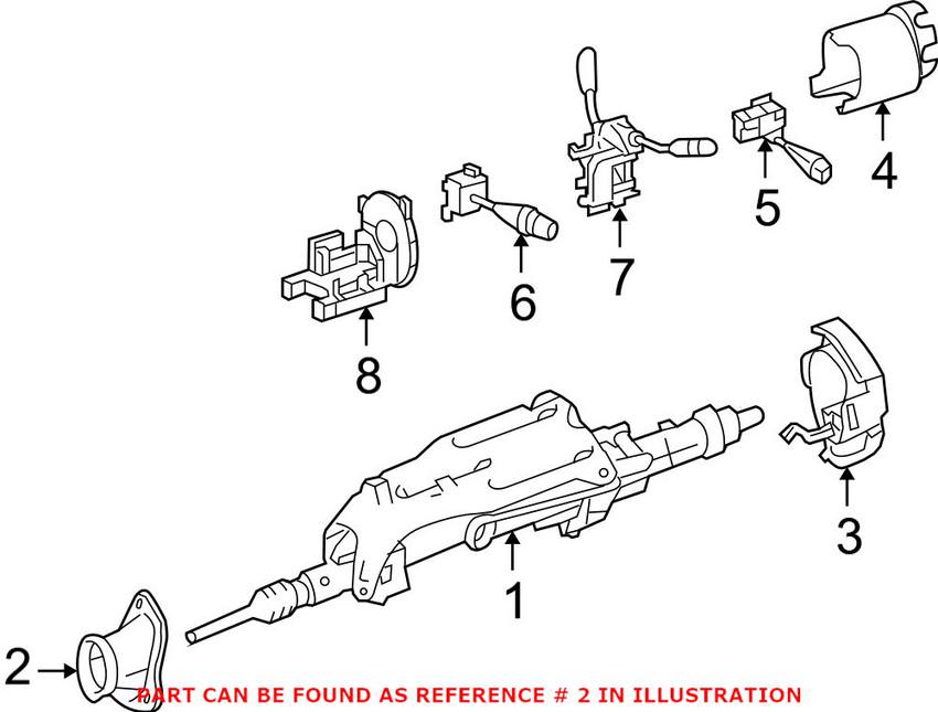 Mercedes Steering Coupling Boot 1644601237