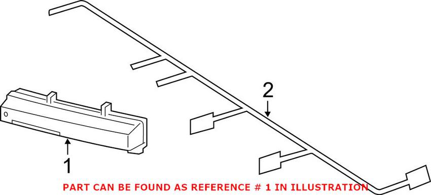 Daytime Running Light - Driver Side (LED)