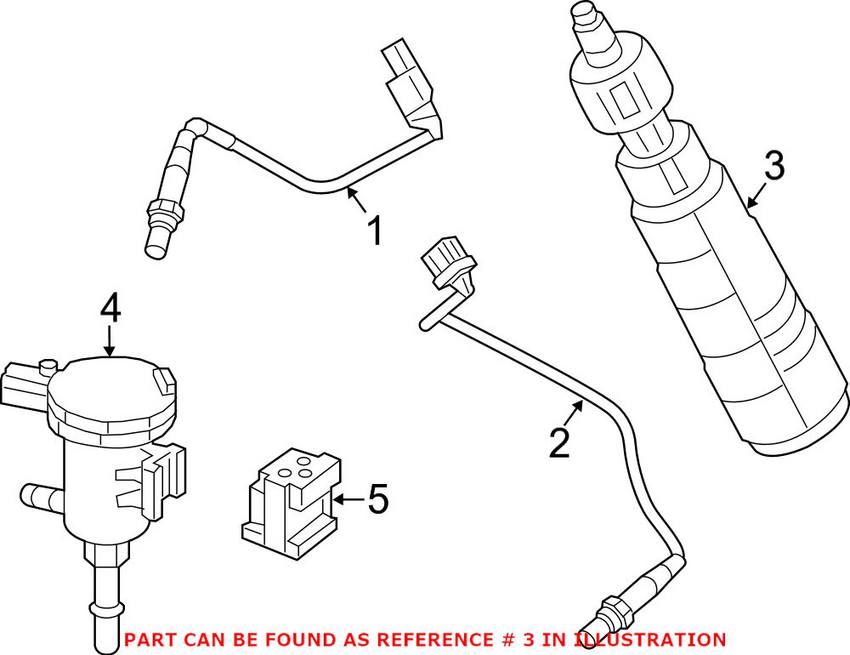 Mercedes Vapor Canister 1664700359