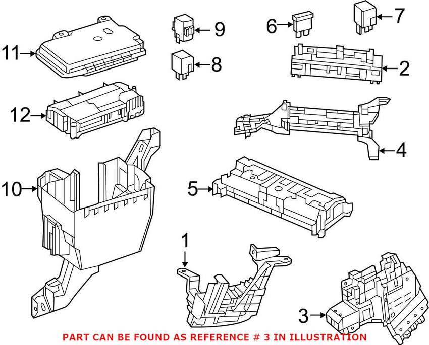 Mercedes Fuse and Relay Center 1665402450