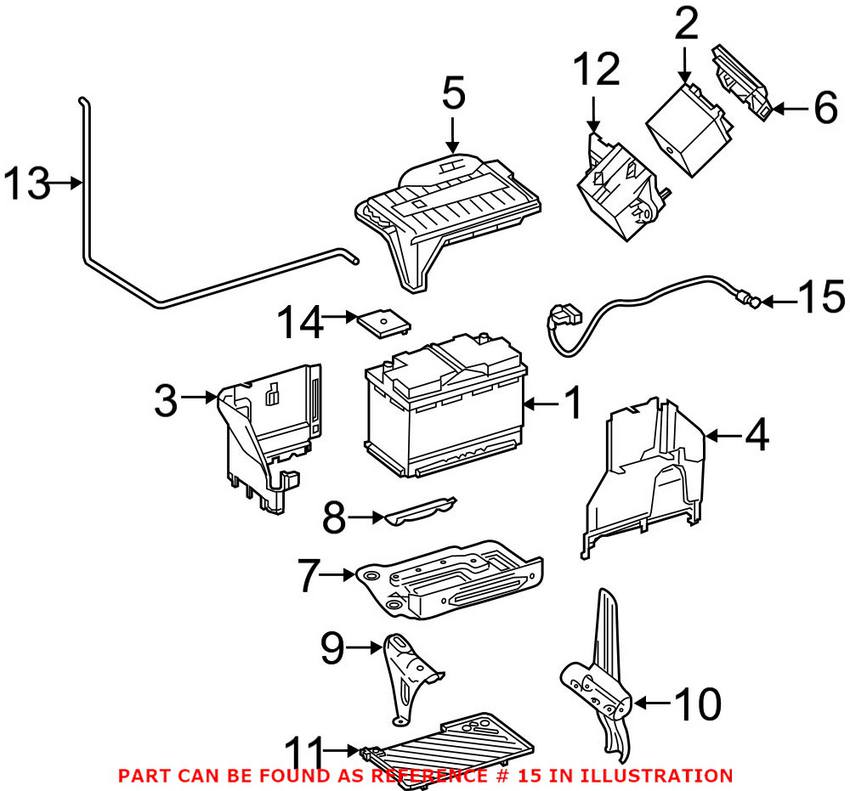 Mercedes Battery Cable 1669056001