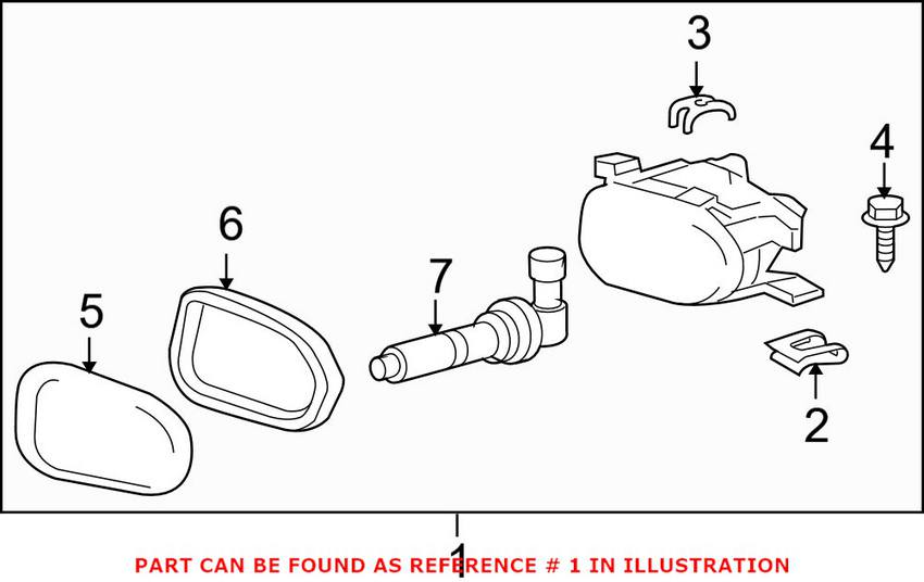 Mercedes Foglight Assembly - Passenger Side 1698201656