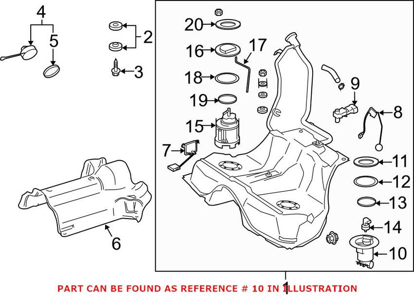 Mercedes Fuel Filter Assembly 1714700990