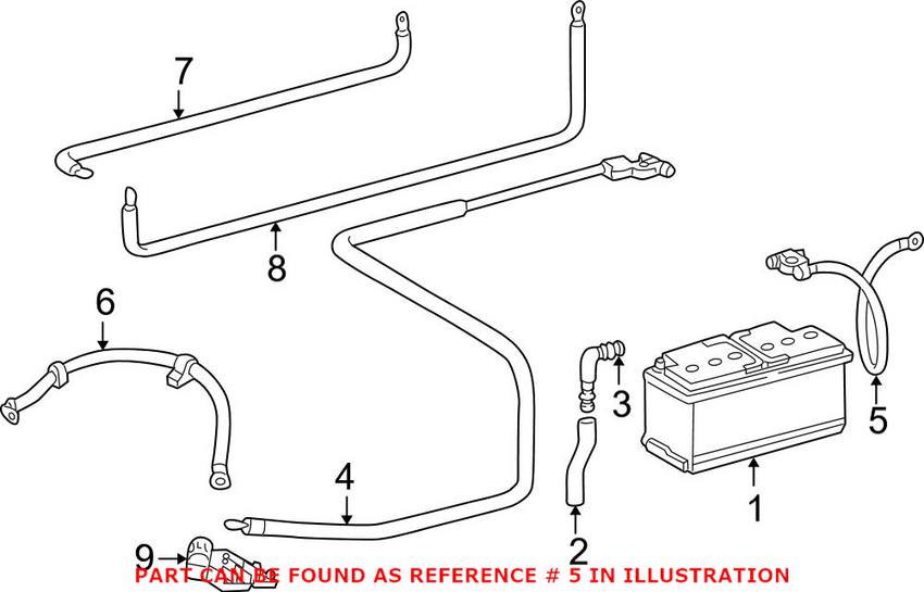Mercedes Battery Cable 2025400231