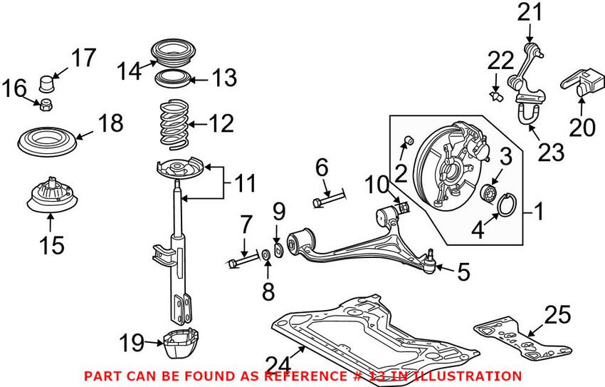 Coil Spring Pad - Front Lower