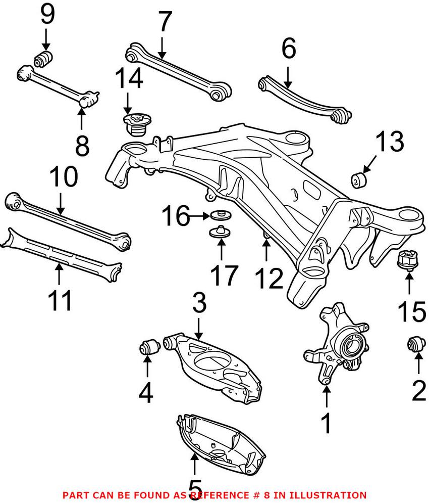 Mercedes Link Arm - Rear 2033500753