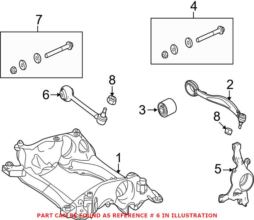 Mercedes Control Arm - Front Lower 2043308011