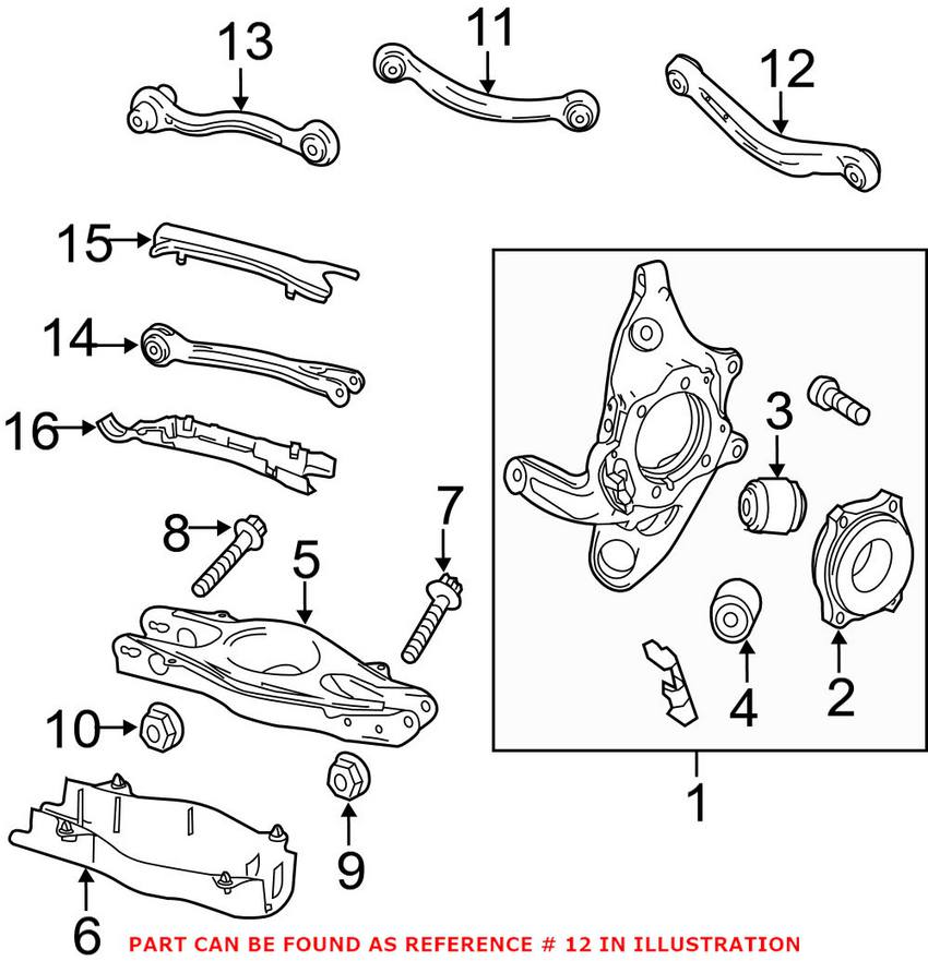 Mercedes Suspension Strut Rod Kit 2043500232