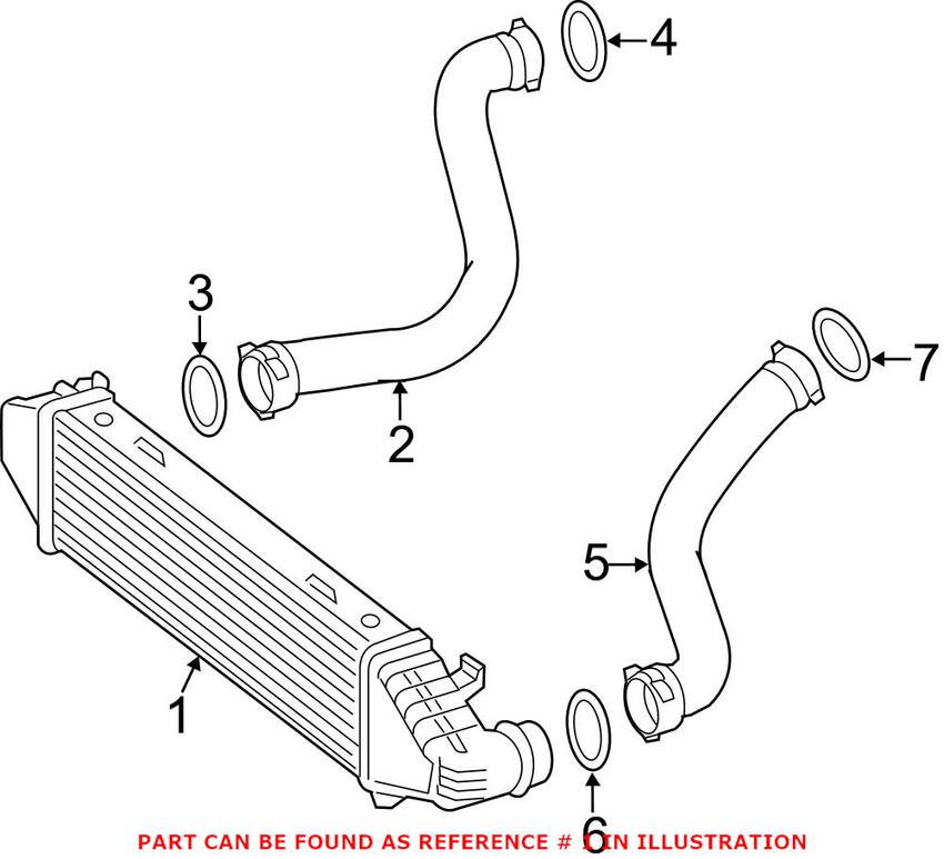 Mercedes Intercooler 2045000100