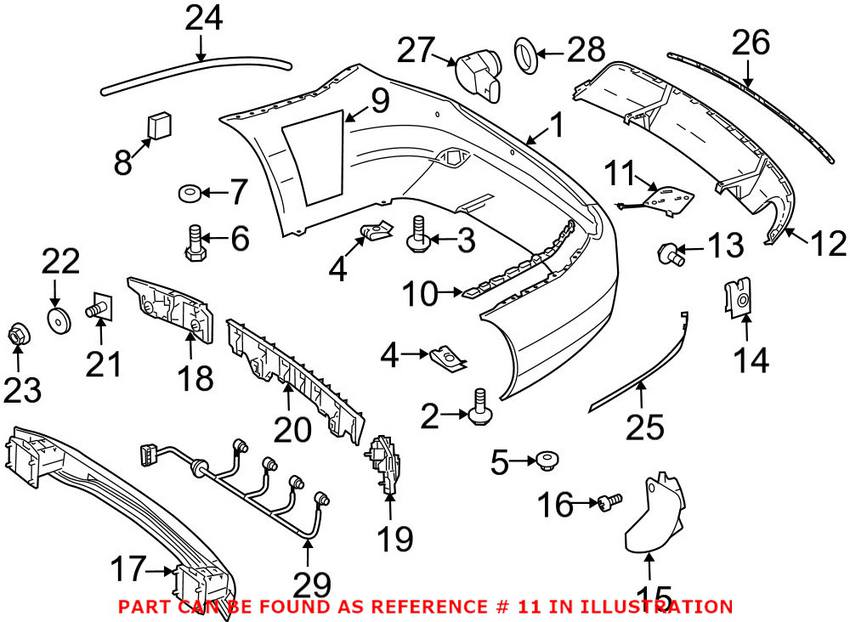 Mercedes Tow Hook Cover - Rear 20488502269999