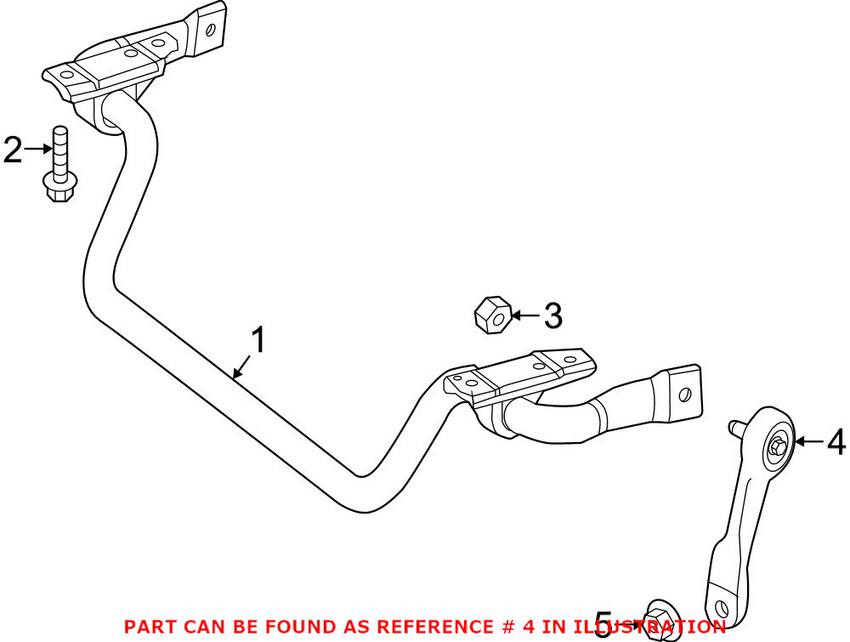 Mercedes Suspension Stabilizer Bar Link - Front Passenger Right 2053230817