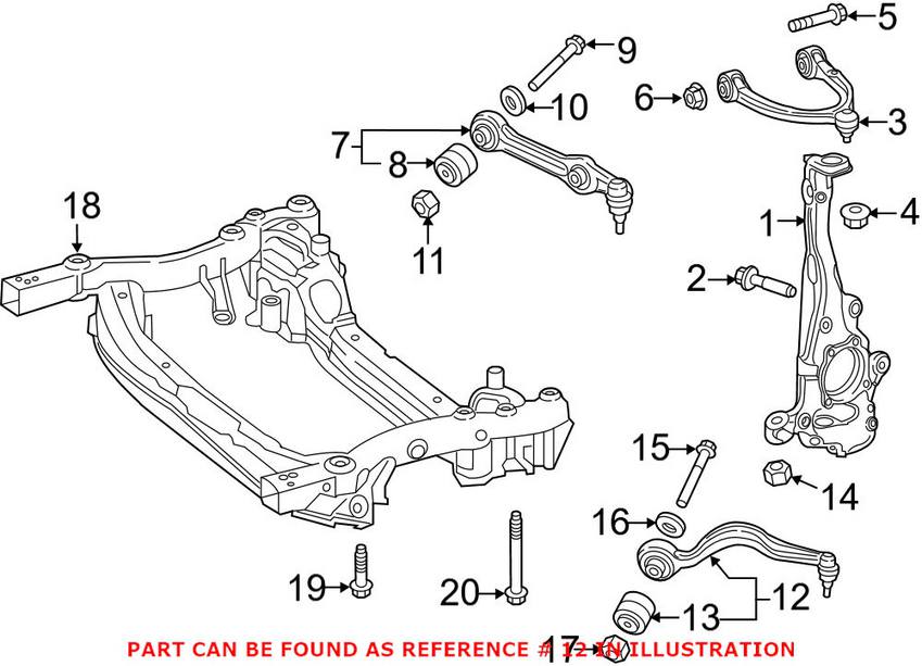 Mercedes Lateral Arm and Ball Joint Assembly - Front Driver Left 2053301905