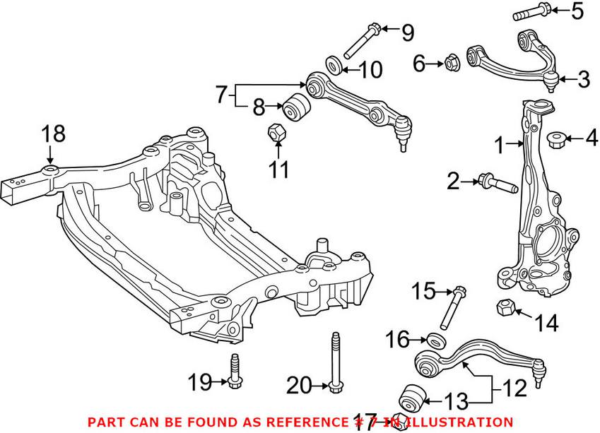 Mercedes Suspension Control Arm - Front Lower 2053305801