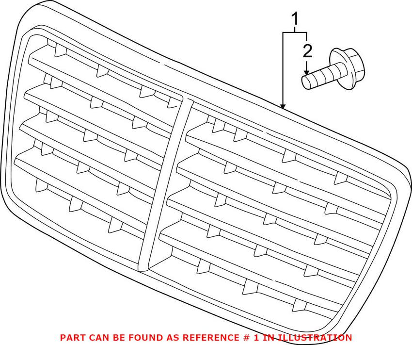 Mercedes Radiator Grille 20888000859040