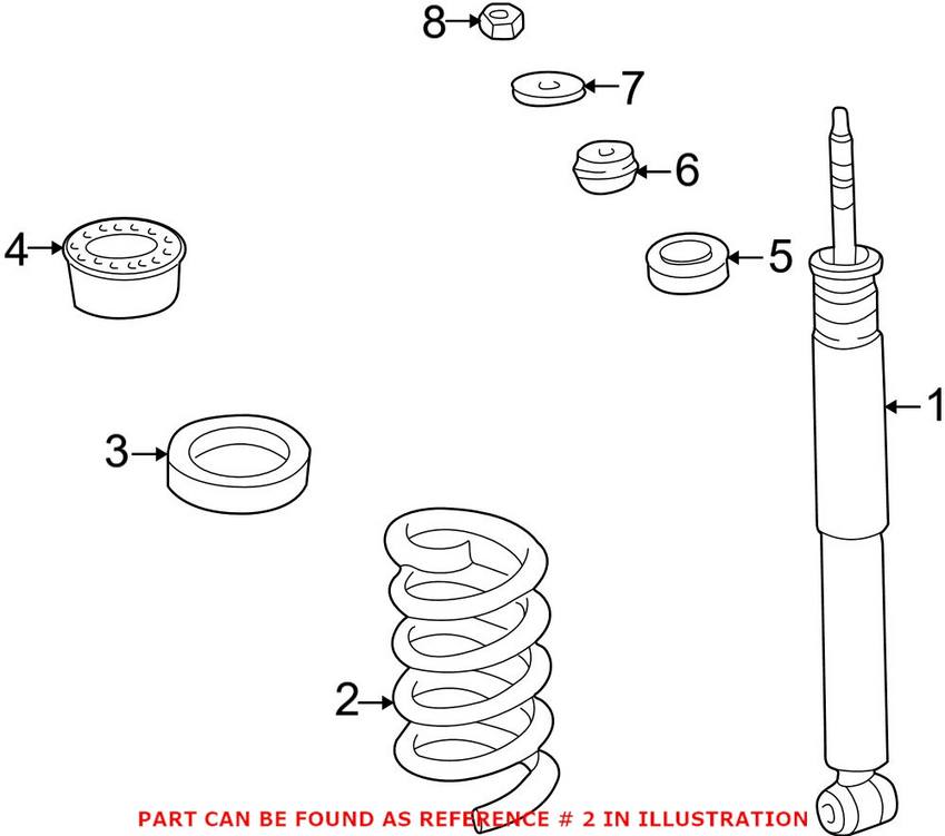 Mercedes Coil Spring - Front 2103212804