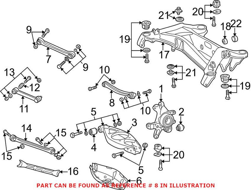 Mercedes Camber Strut - Rear 2103503406