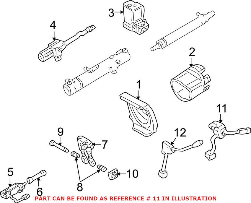 Mercedes Turnsignal Switch 2105450110