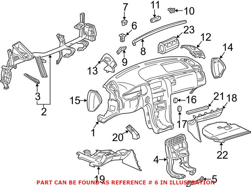 Mercedes Climate Control Sun Sensor 2108300272