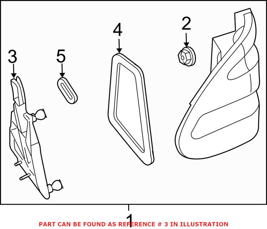 Mercedes Tail Light Bulb Holder 2118200577