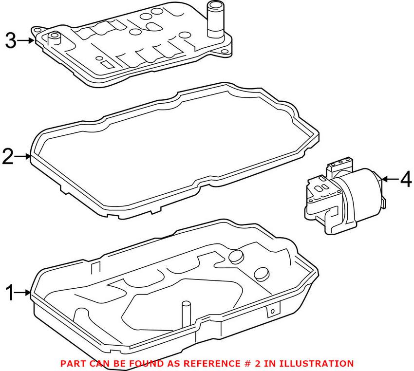 Mercedes Auto Trans Oil Pan Gasket 2122710080