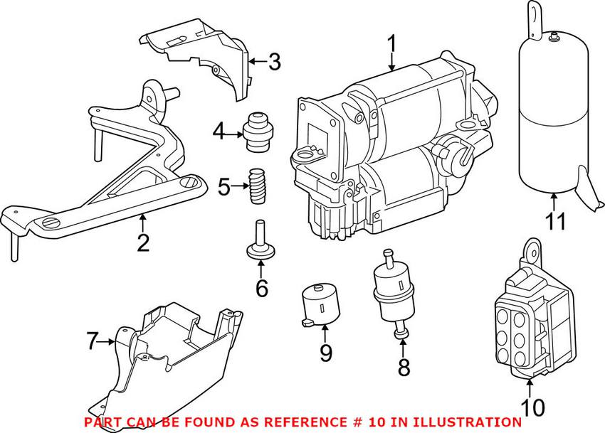 Mercedes Suspension Solenoid - Rear 2123200000