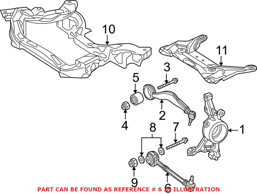 Mercedes Control Arm - Front Lower 2123301911