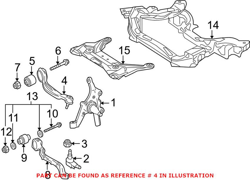 Mercedes Control Arm - Front Passenger Side Upper 2123302811