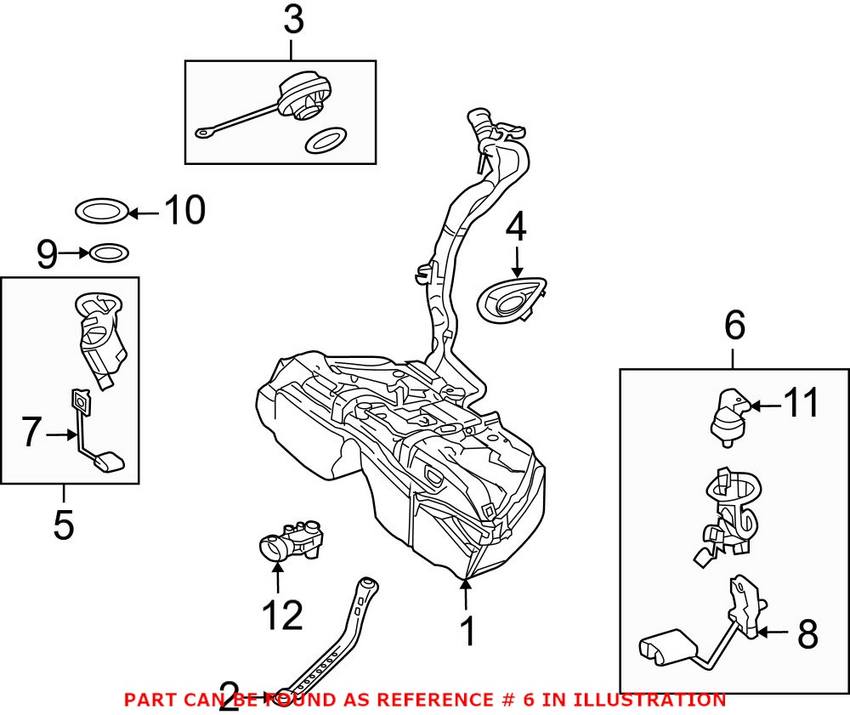 Mercedes Fuel Level Sender 2124700400