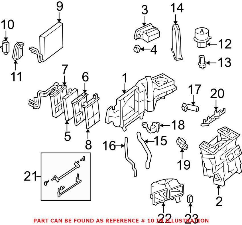 Mercedes A/C Expansion Valve 2128300284