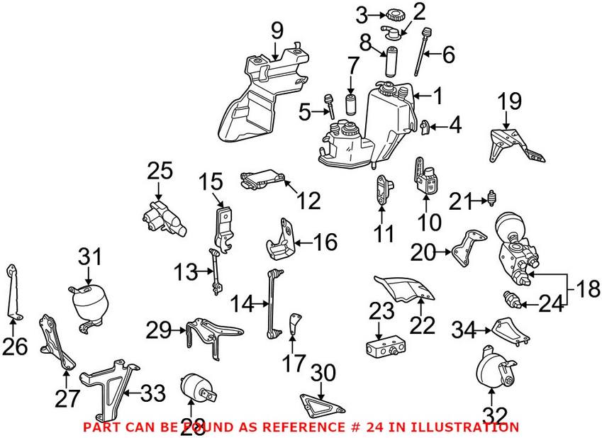 Mercedes Suspension Self-Leveling Valve 2203200858