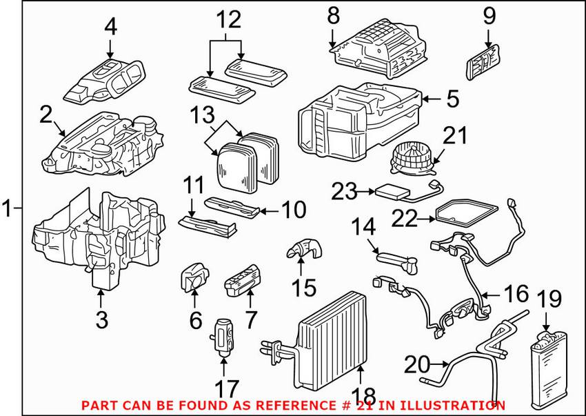 Mercedes Heater Fan Motor 2209060100