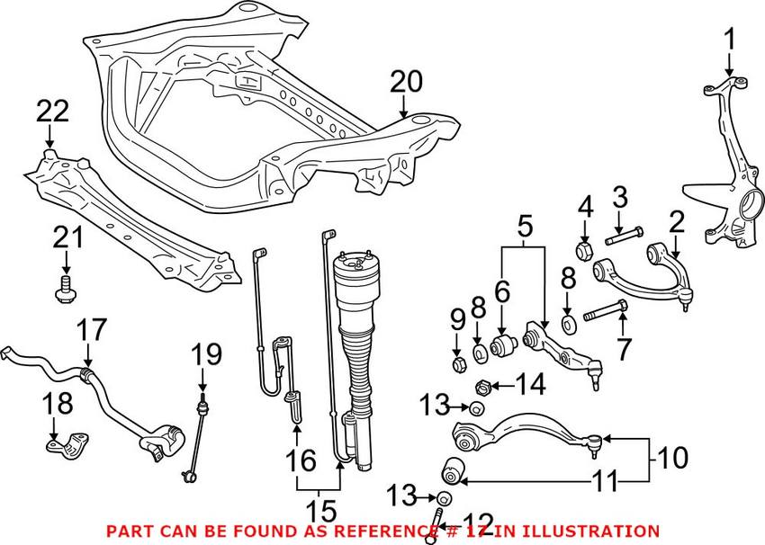 Mercedes Sway Bar - Front 2213230965