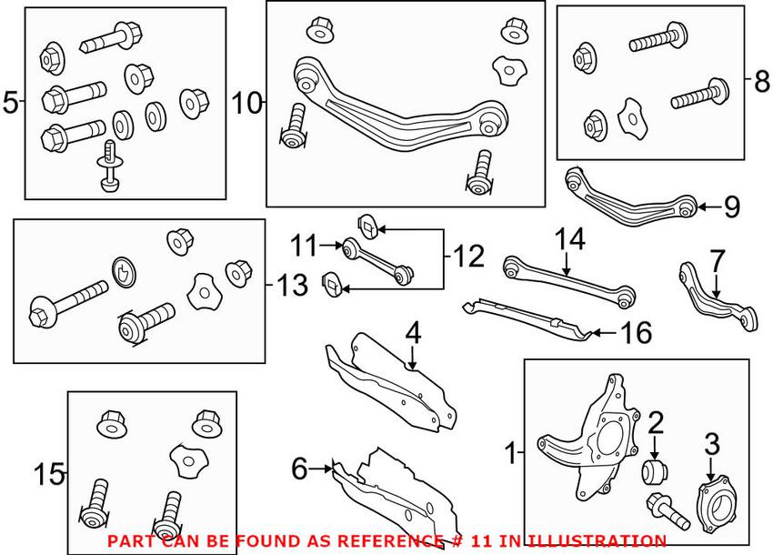 Mercedes Torque Arm - Rear 2213501253