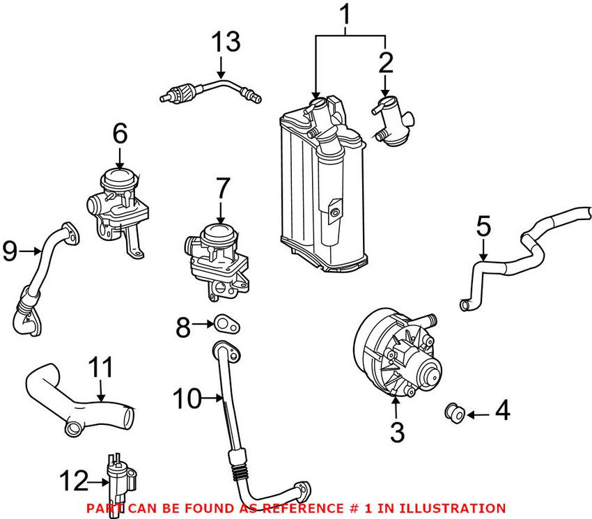 Mercedes Vapor Canister 2214700659 - Genuine Mercedes