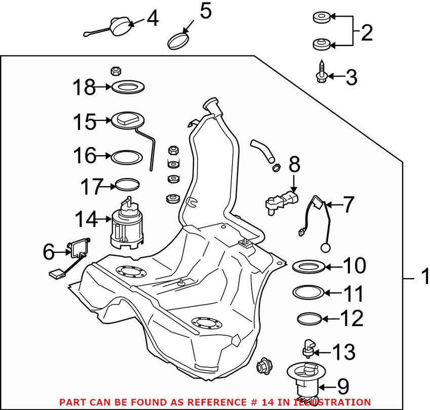 Mercedes Fuel Pump Assembly 2214707494