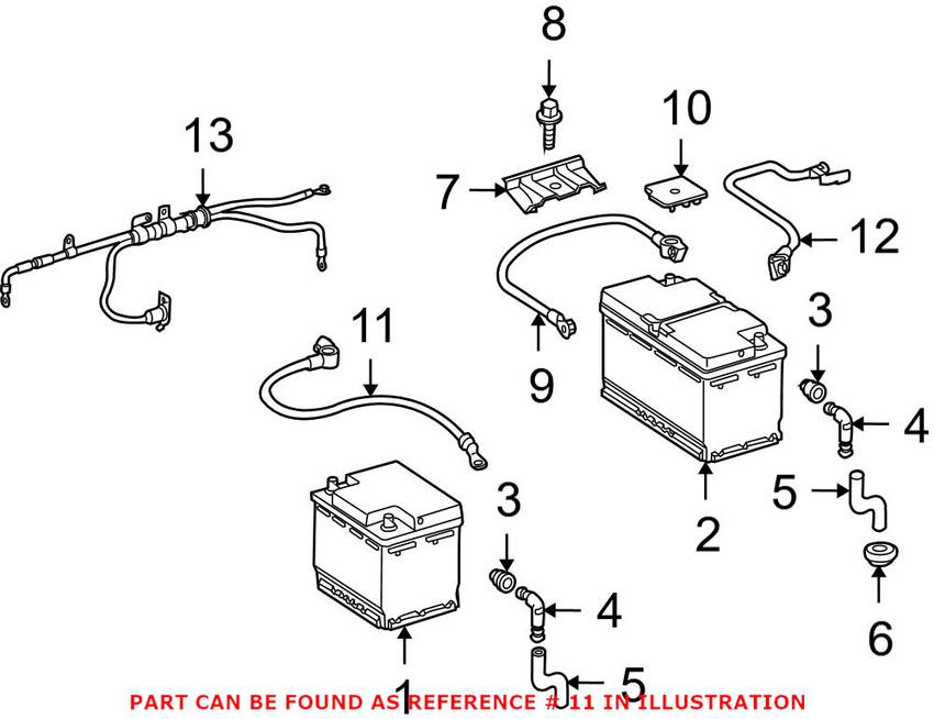 Mercedes Battery Cable 2215403310