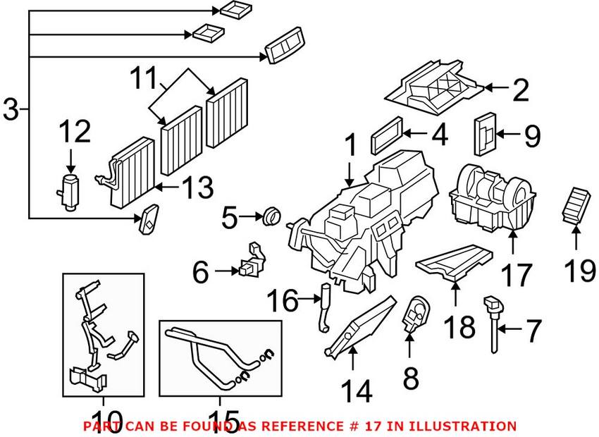 Mercedes Heater Fan Motor 2218202714