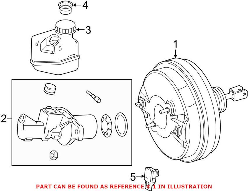 Mercedes Power Brake Booster 2224301130