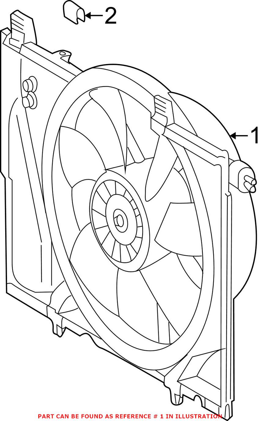 Mercedes Engine Cooling Fan Assembly 2305000593